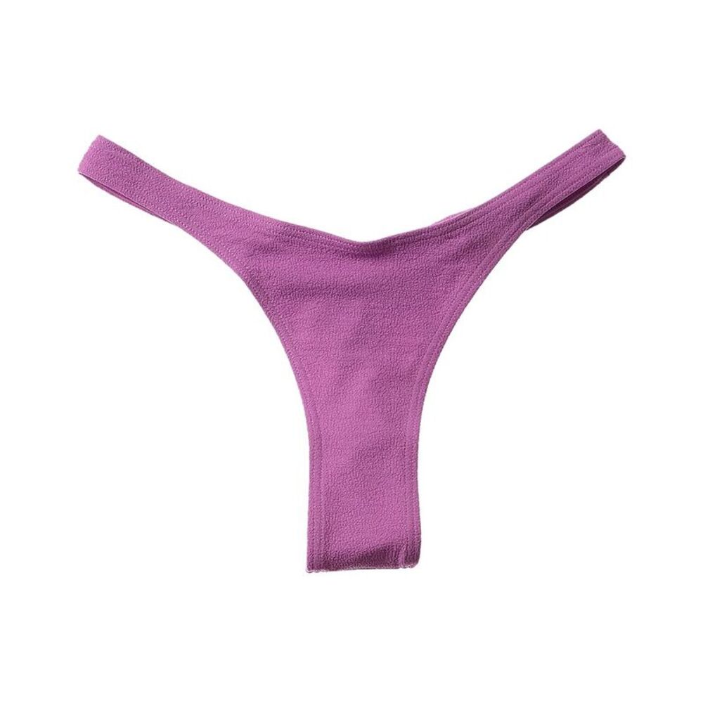Matteau Womens Nineties Brazilian Bikini Bottom, Purple